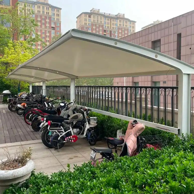 舞钢市膜结构电动车棚